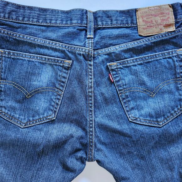 Levi's 527 Men's Slim Boot Cut Jeans Size 34 x 30 - Picture 6 of 9